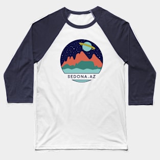 Sedona Arizona Nature Space Design Baseball T-Shirt